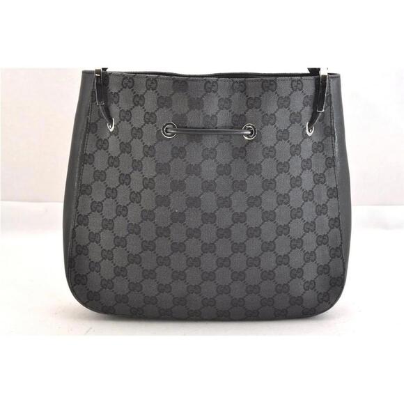 Gucci Vintage Shoulder Bag in GG Web Canvas and Leather (GGXX134) - Picture 2 of 12